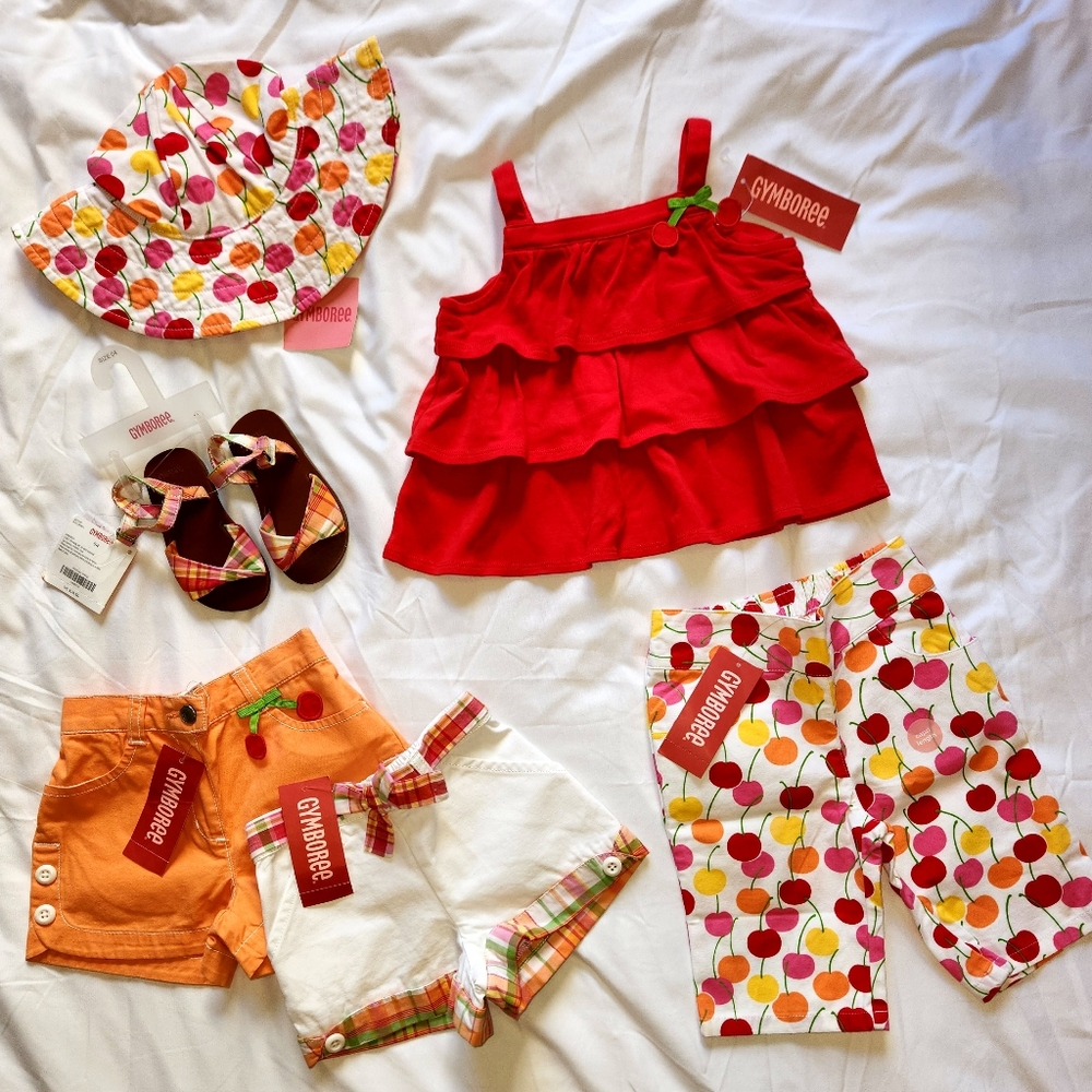 NWT Vintage Gymboree "Cherry Baby" Clothing Lot